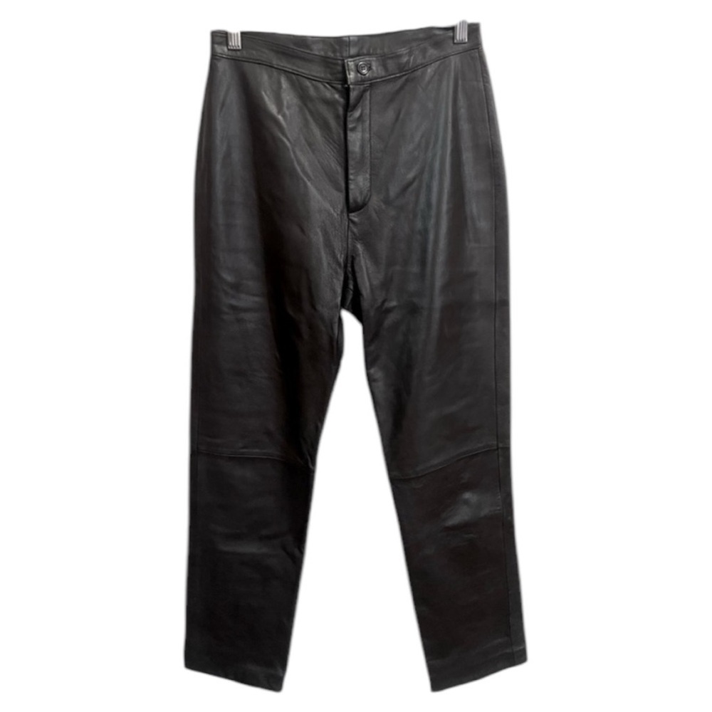 Colette Mordo Chocolate Leather Pants‎ Size 2